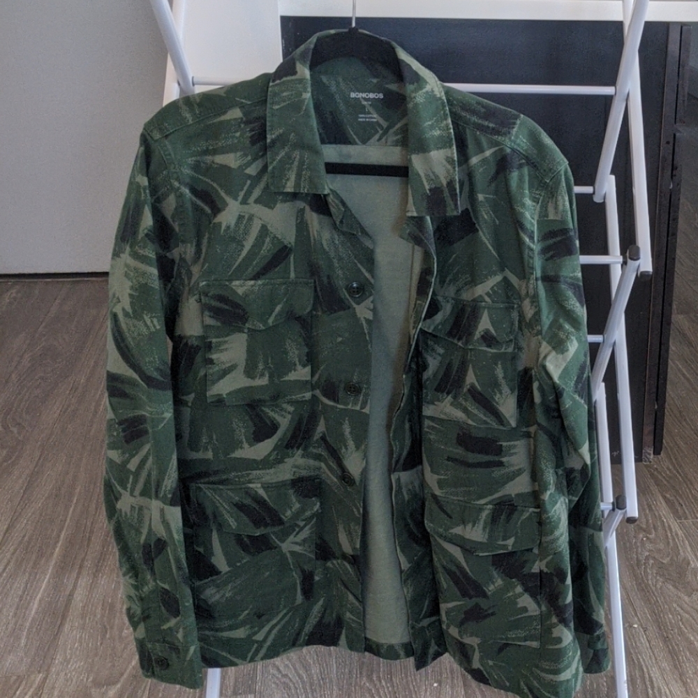 Bonobos camo shirt jacket